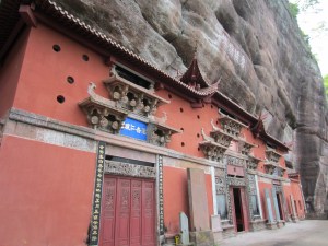 Temples in the mountainside