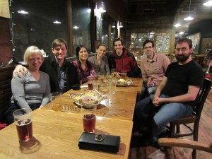 Some of my friends at the Lucky Lab on Hawthorne for my 34th birthday celebration.