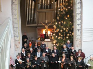 The choir in St. Michael's Church in Winterbach